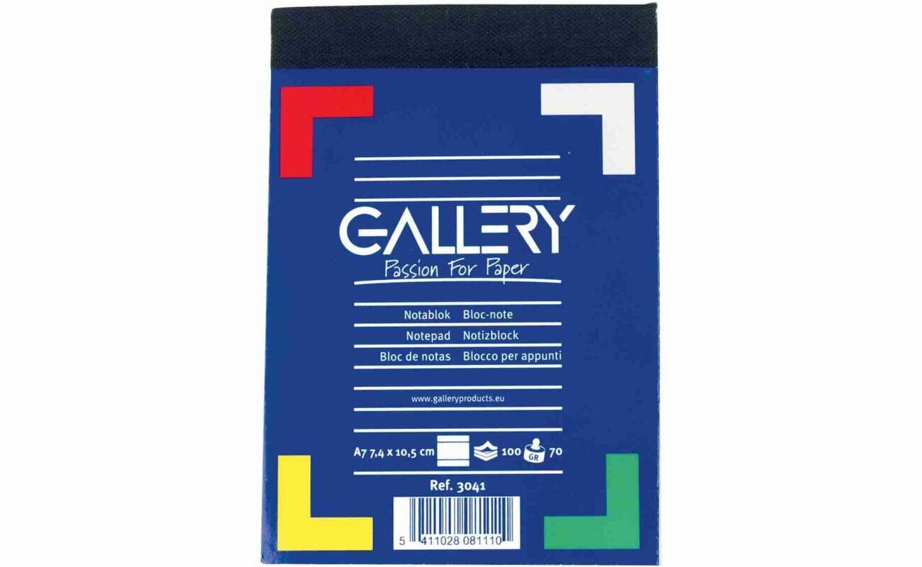 Gallery notitieboek, ft a7, gelijnd, 60 grams