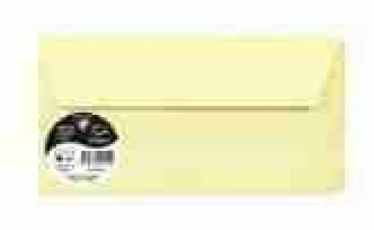 Pak van 20 stuifmeelenveloppen 110 x 220mm 120g/m² - kanariegeel