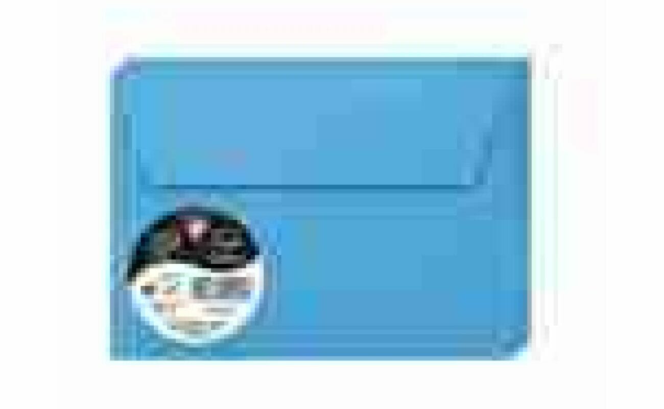 Paquet de 20 enveloppes pollen 114x162mm 120g/m² – bleu turquoise