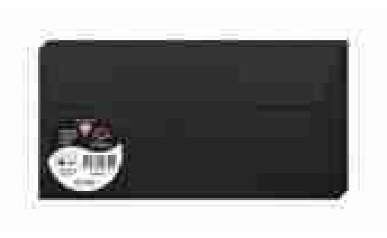 Set van 20 stuifmeelenveloppen 110 x 220mm 120g/m² - zwart