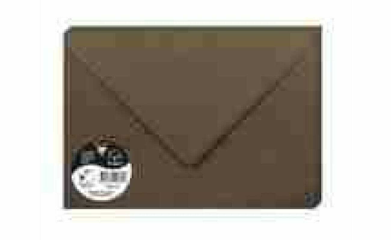 Pak van 20 stuifmeel enveloppen 162 x 229mm 120g/m² - taupe bruin