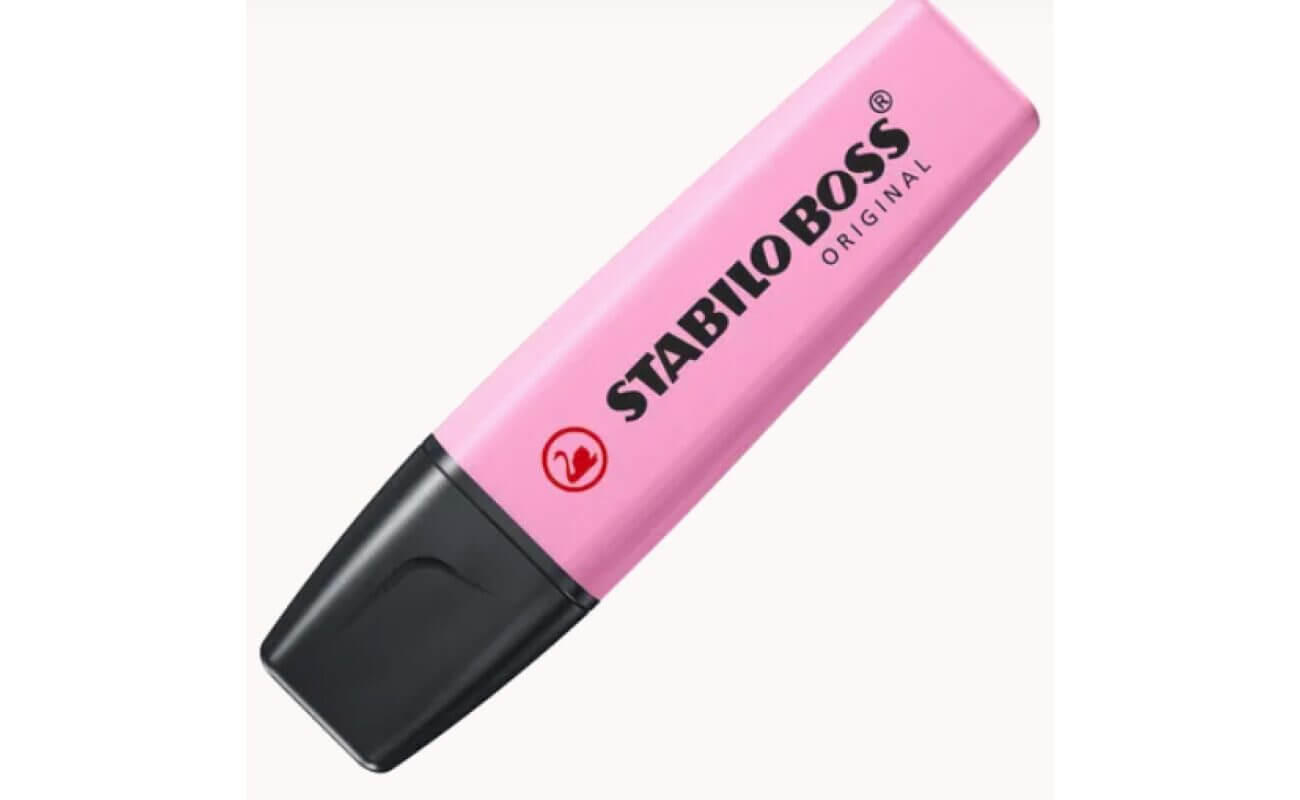 Stabilo boss original pastel highlighter, frozen fuchsia (fuchsia)