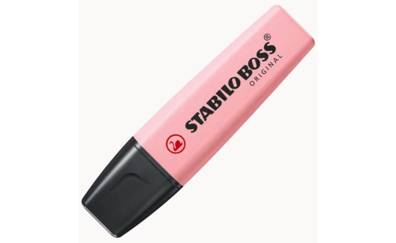 Stabilo boss original pastelroze markeerstift
