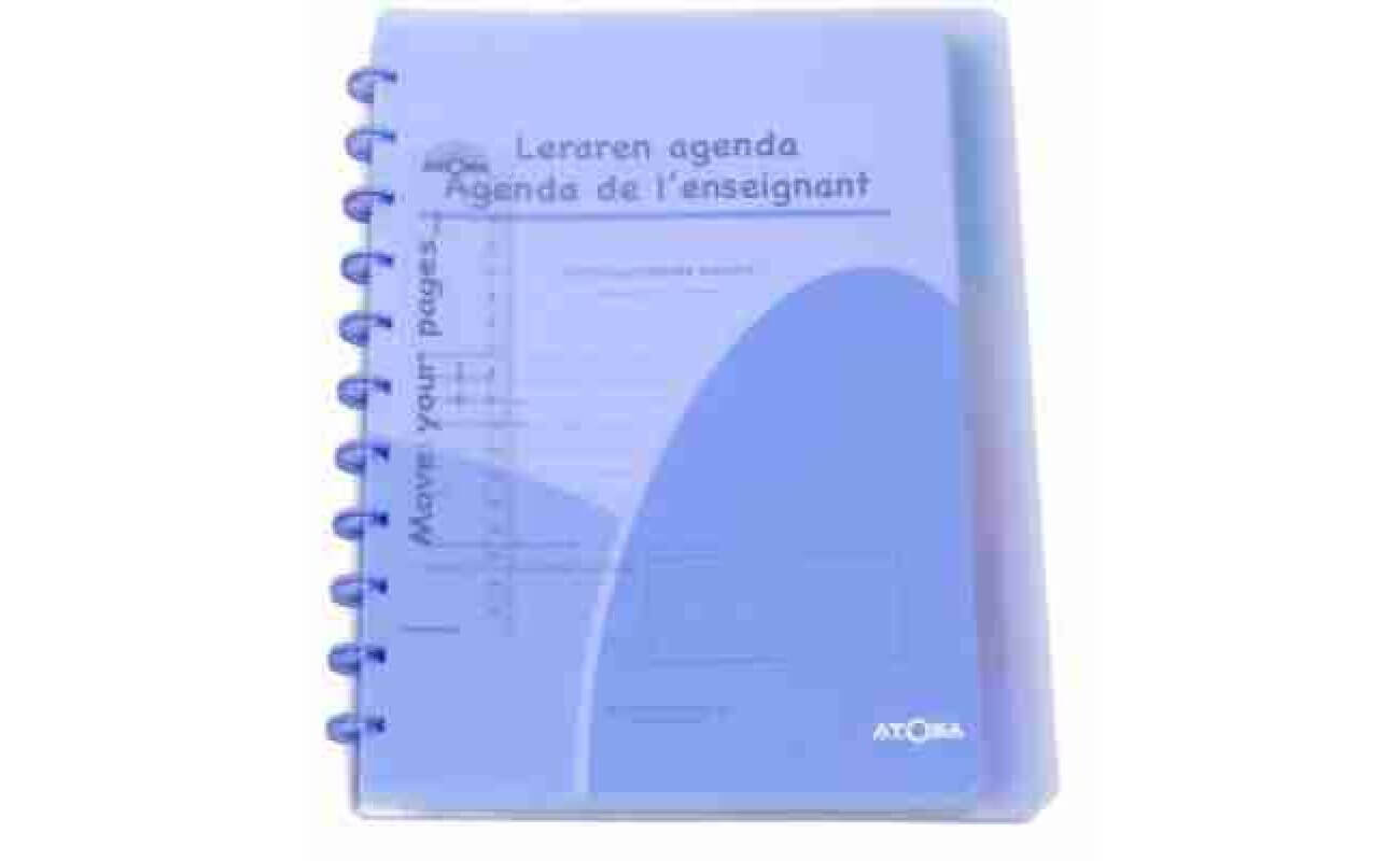 Agenda de l’enseignant a4 + 6 intercalaires