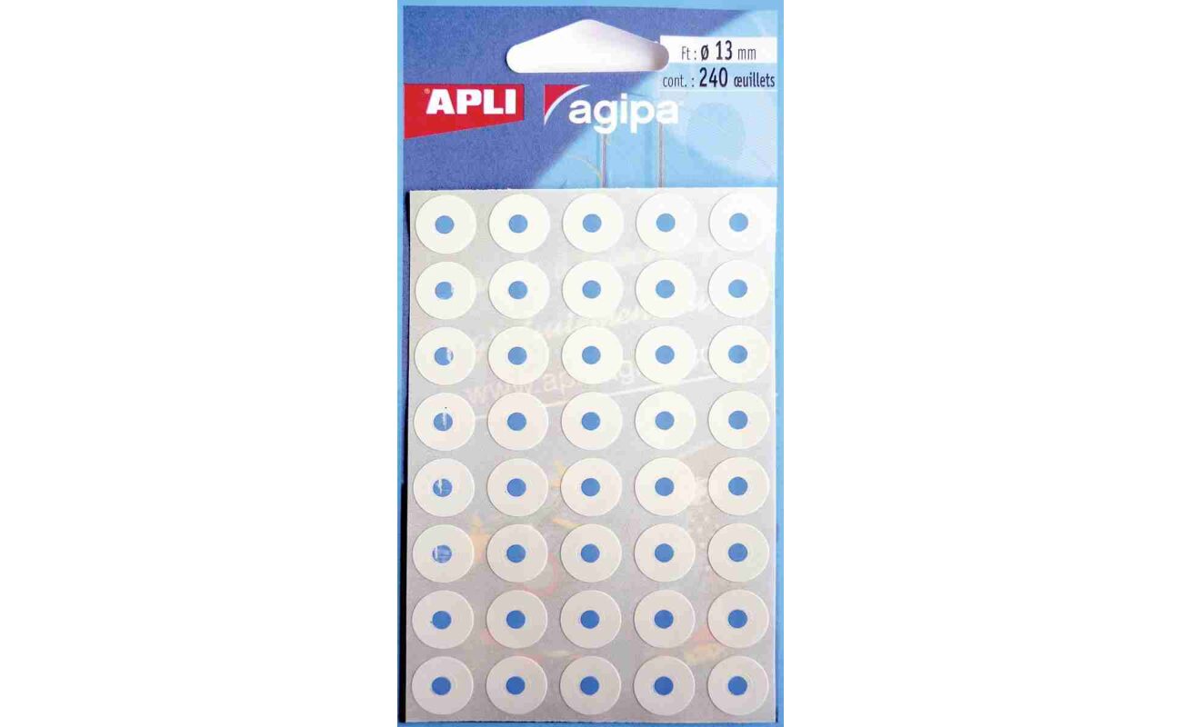 Agipa oeillets de renforcement pochette de 240 pièces