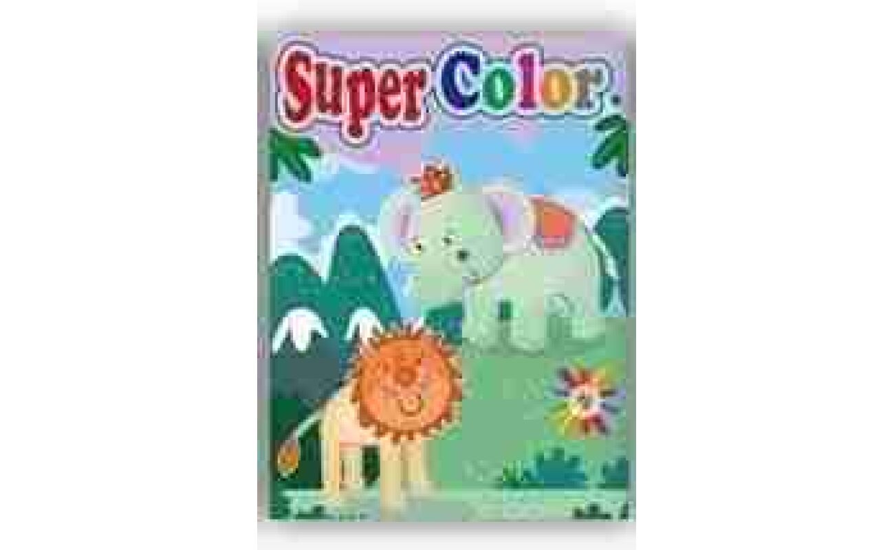 Super kleurplaat 192 pagina's - 21 x 28 cm