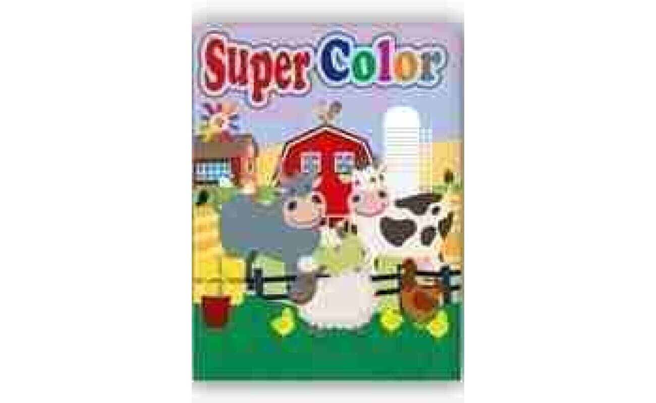 Album a colorier super color 192 pages – 21 x 28 cm