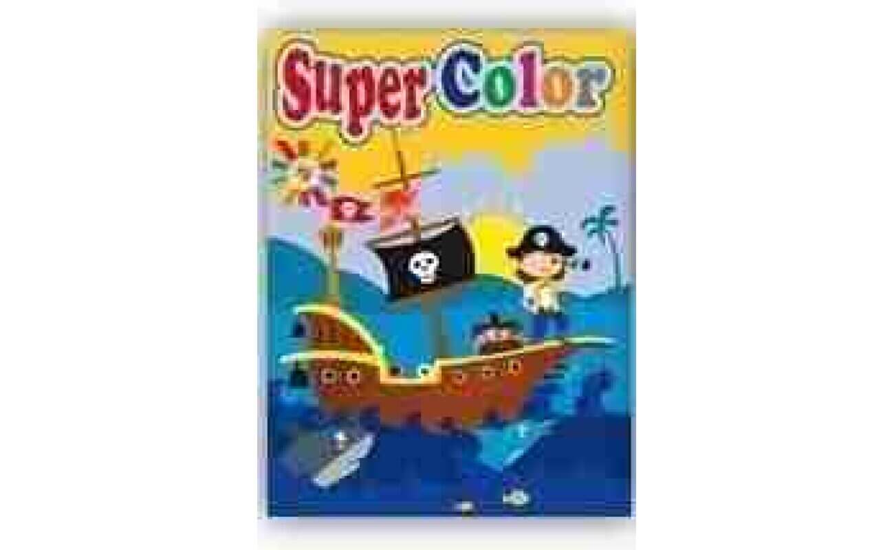 Album a colorier super color 192 pages – 21 x 28 cm