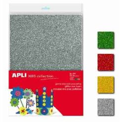 Apli kinder schuimrubber glitter maat a4