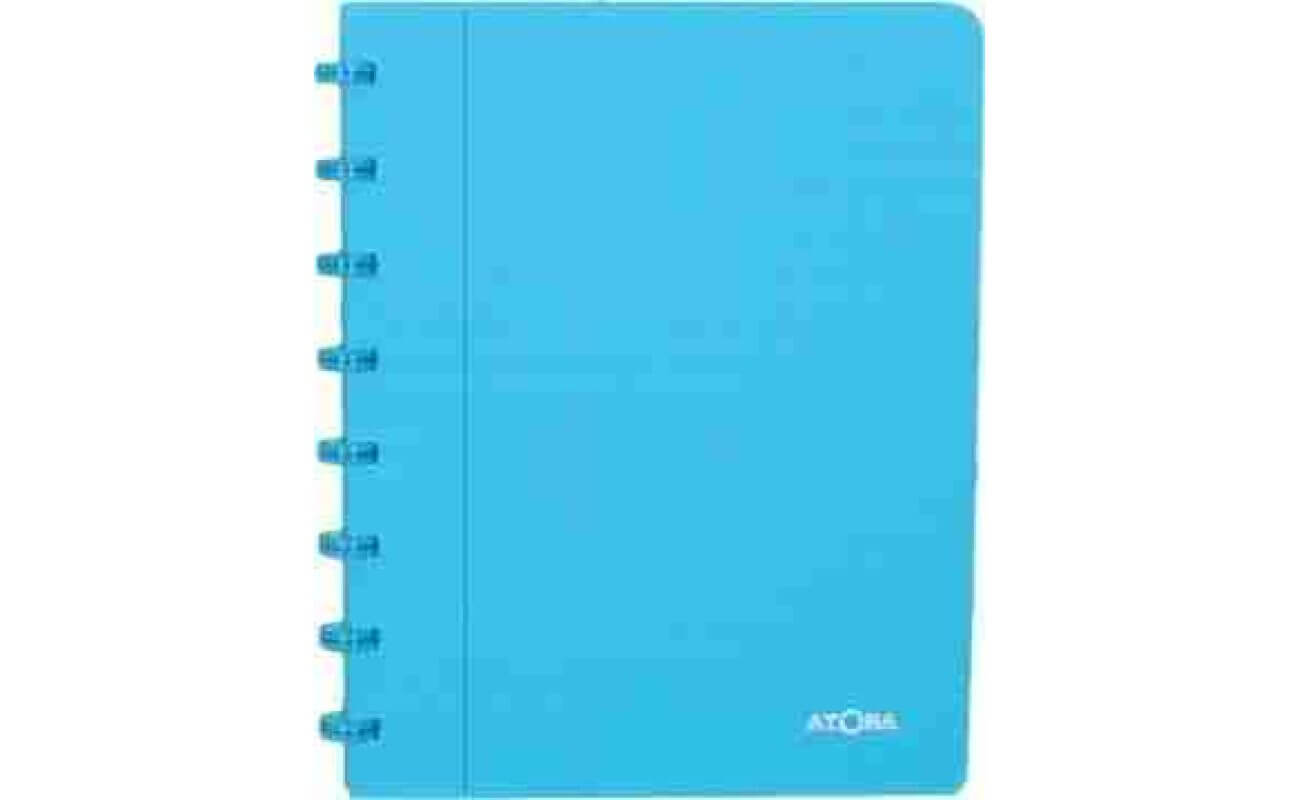 Atoma cahier trendy ft a5, ligné, turquoise transparent