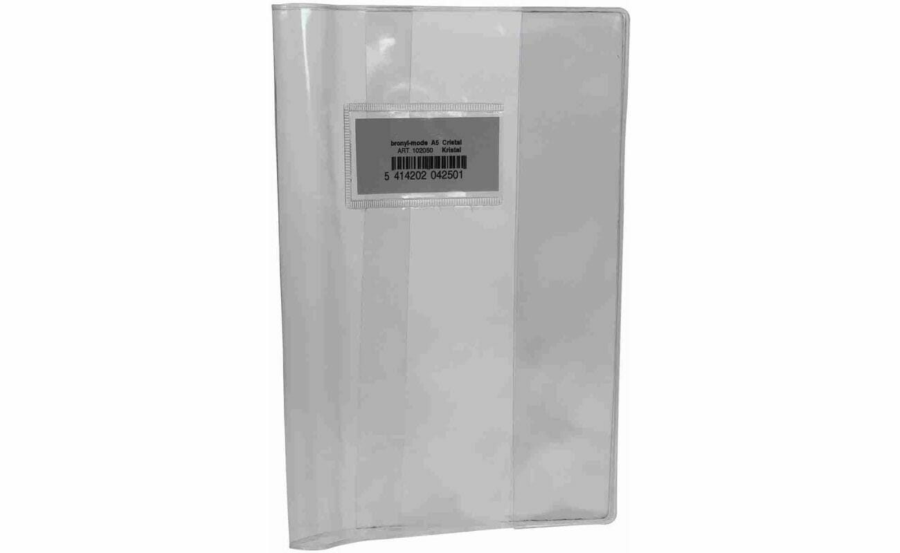 Bronyl notebook beschermer ft 16.5 x 21cm a5 (notebook), kristal