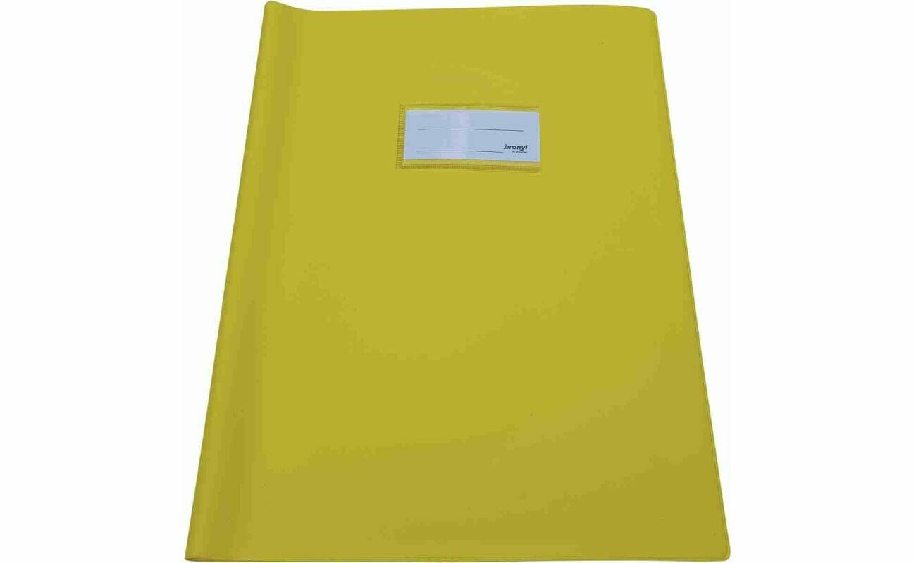 Bronyl notitiebeschermer ft 21 x 29,7 cm (a4), geel