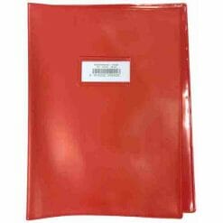 Bronyl notitiebeschermer ft 33 x 23 cm a4+ (knipschrift), rood