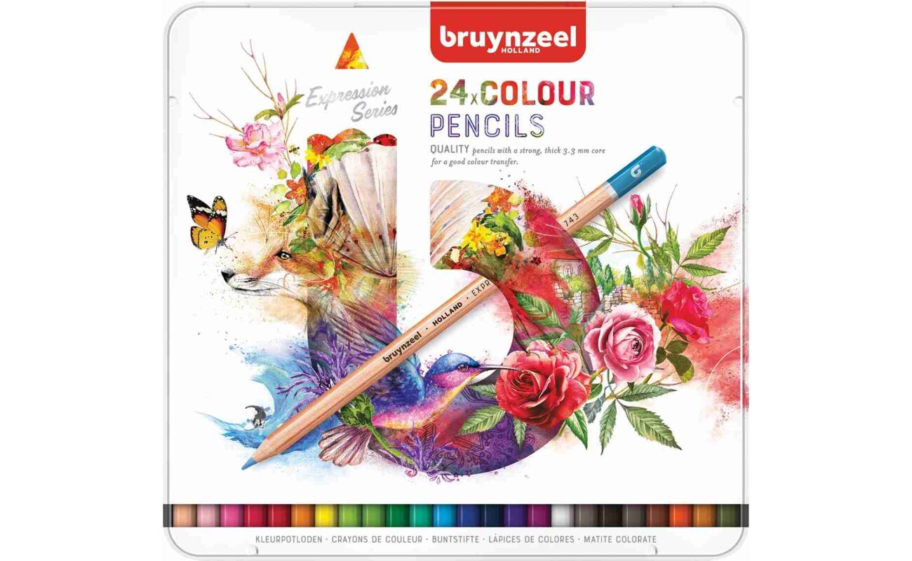 Bruynzeel crayons de couleur, boîte de 24 pièces