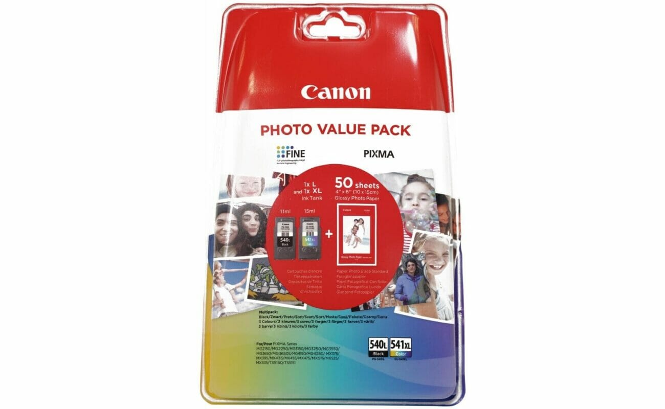 Canon cartouche d’encre pg540l+cl541xl 5224b007