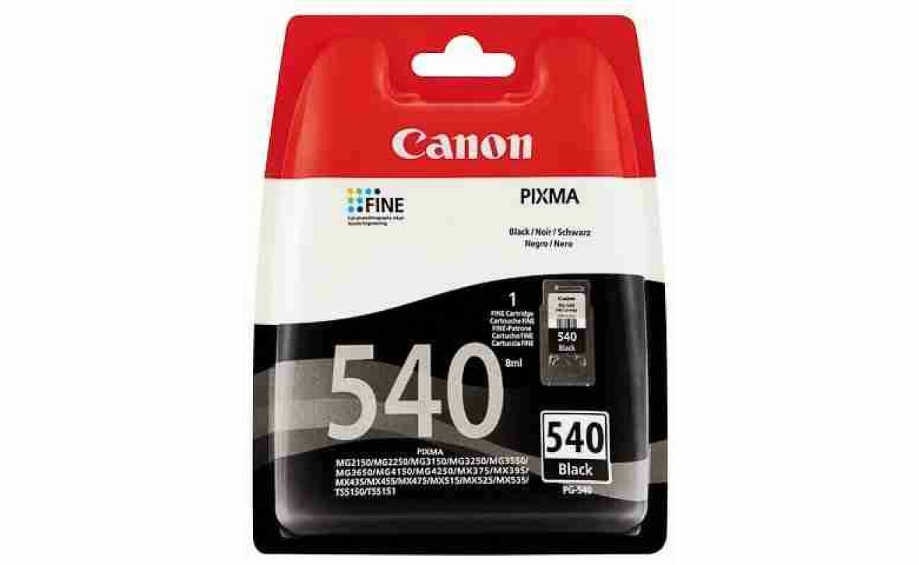 Canon pg-540 cartouche d’encre haute capacité (d’origine) – noir (5225b004aa)