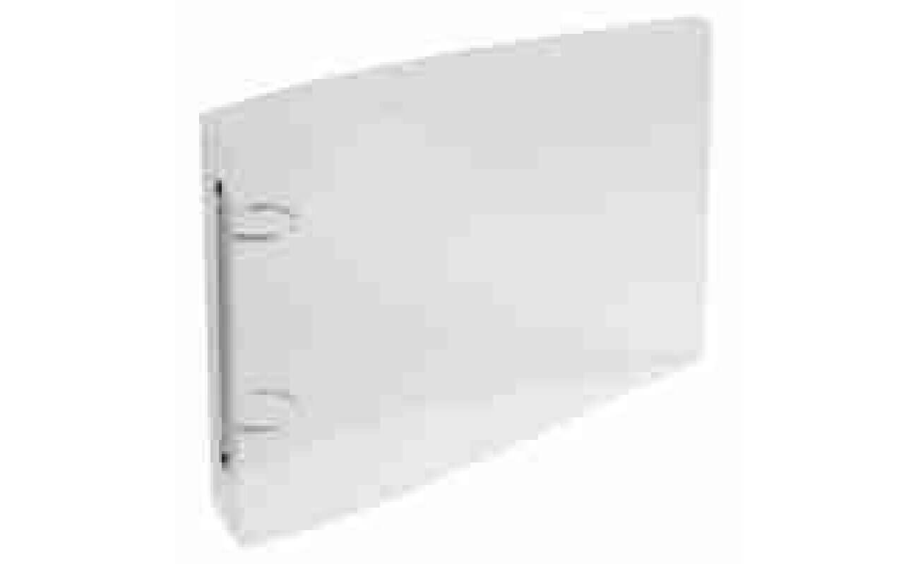 125×200 kaartmap 2 ringen 25mm kristalkleuren polypropyleen - transparant