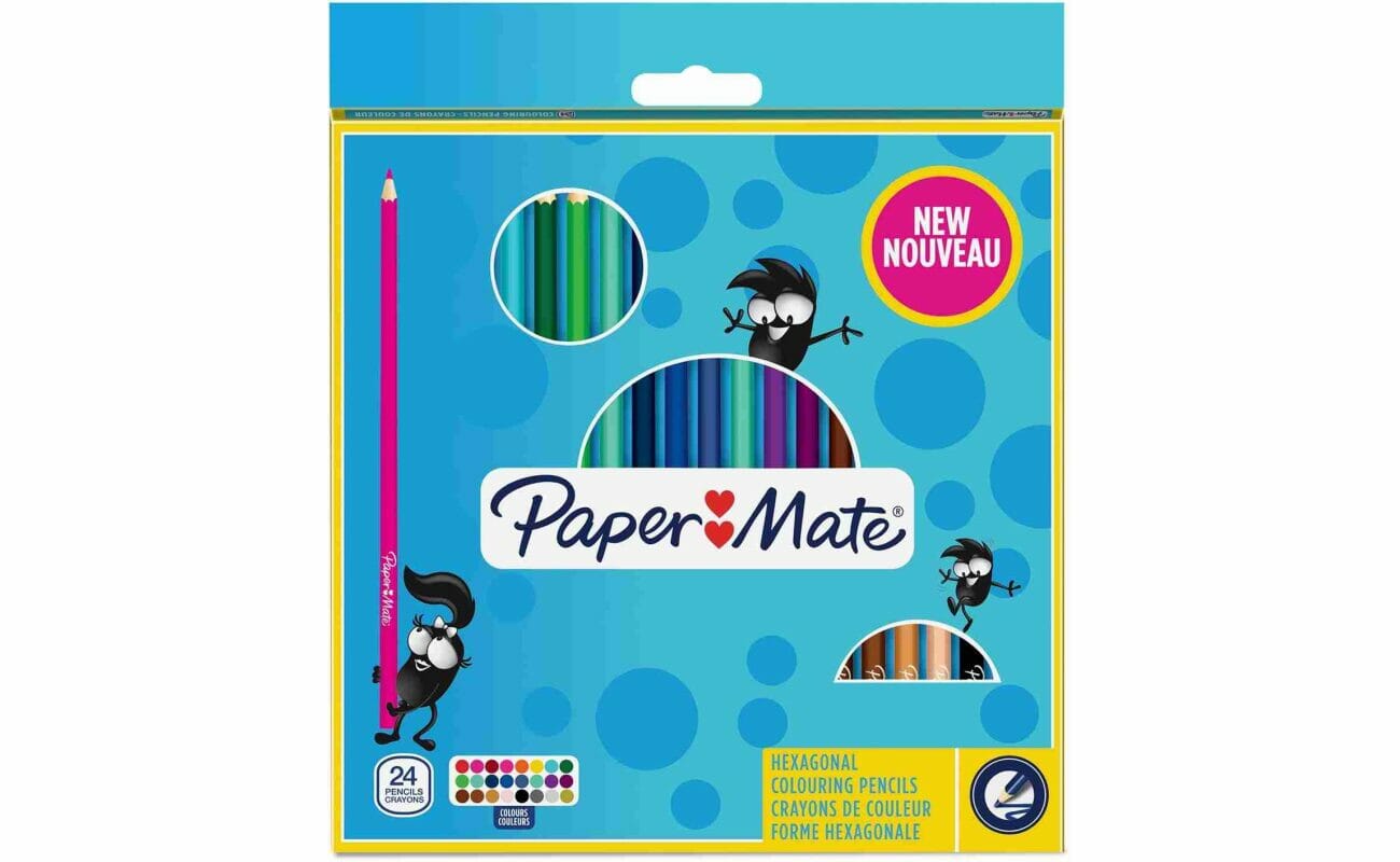 Crayon de couleur papermate 24 crayons