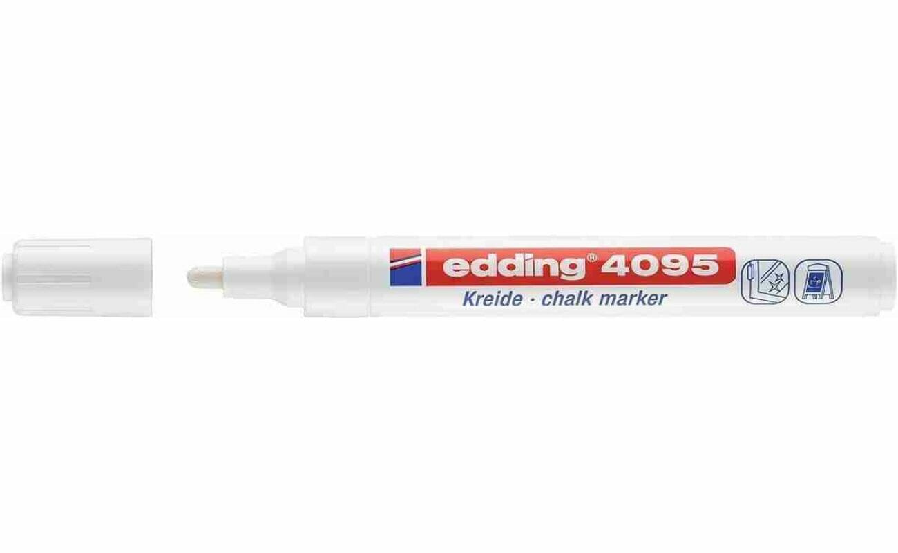 Edding marqueur craie e-4095 blanc – 4095w