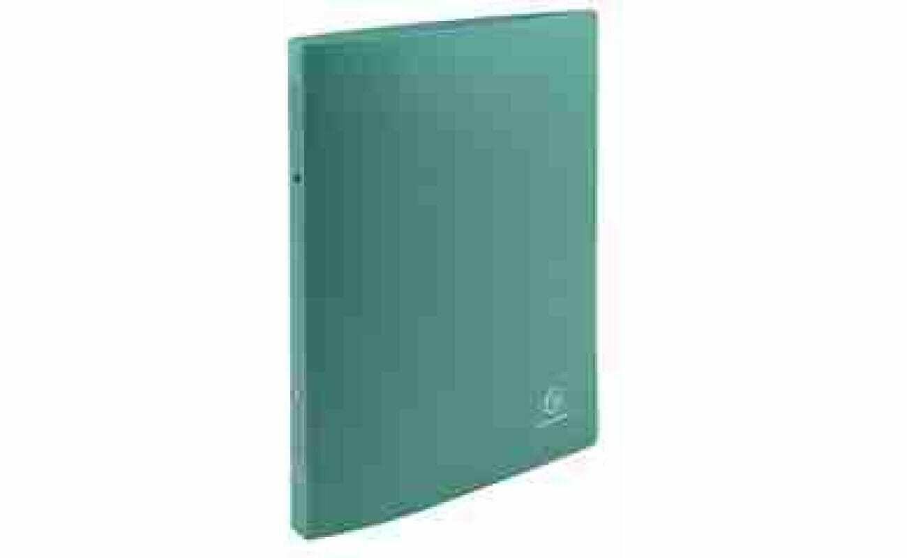 Exacompta ondoorzichtige ringband, ft a4, 2 x 1,5 cm ringen, donkergroen