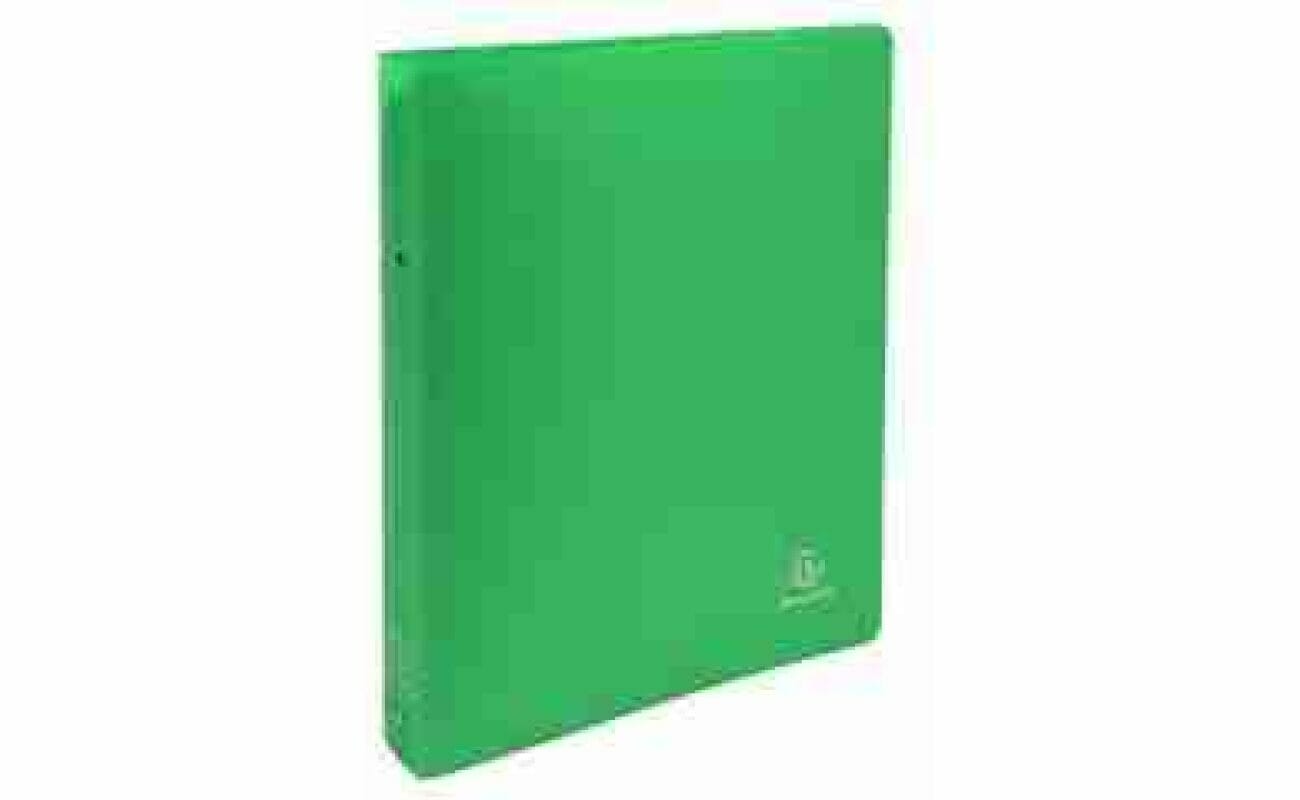 Exacompta ondoorzichtige ringband, ft a4, 2 x 3 cm ringen - lichtgroen