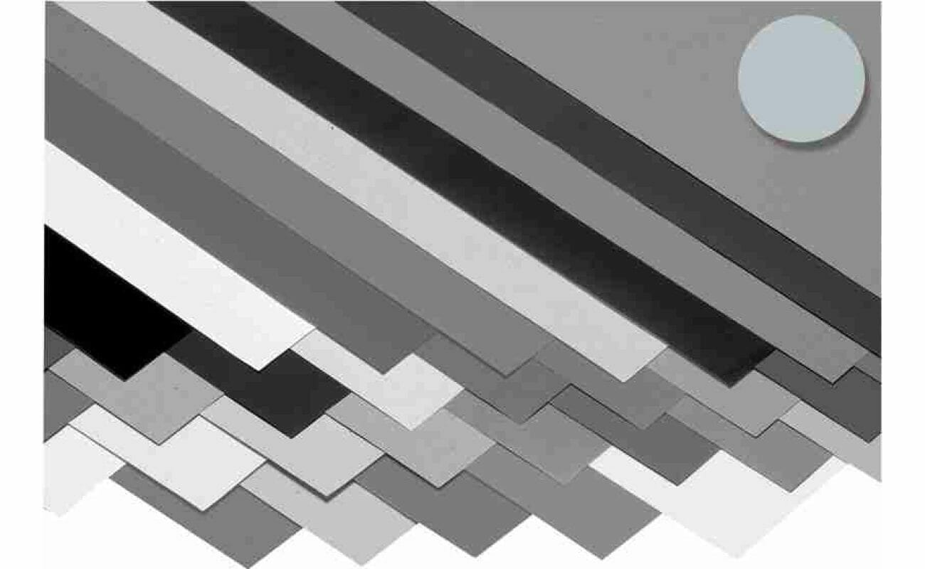 Folia carton photo gris clair