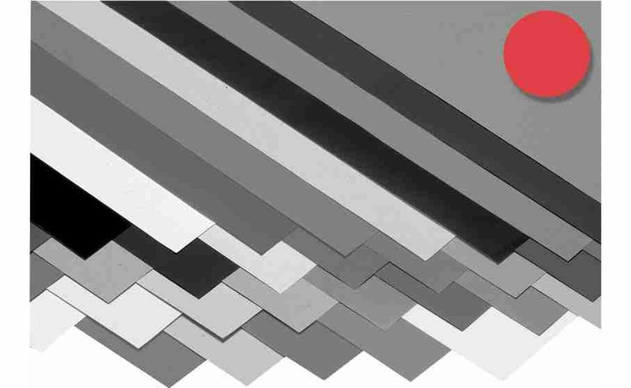 Folia carton photo rouge vermillon