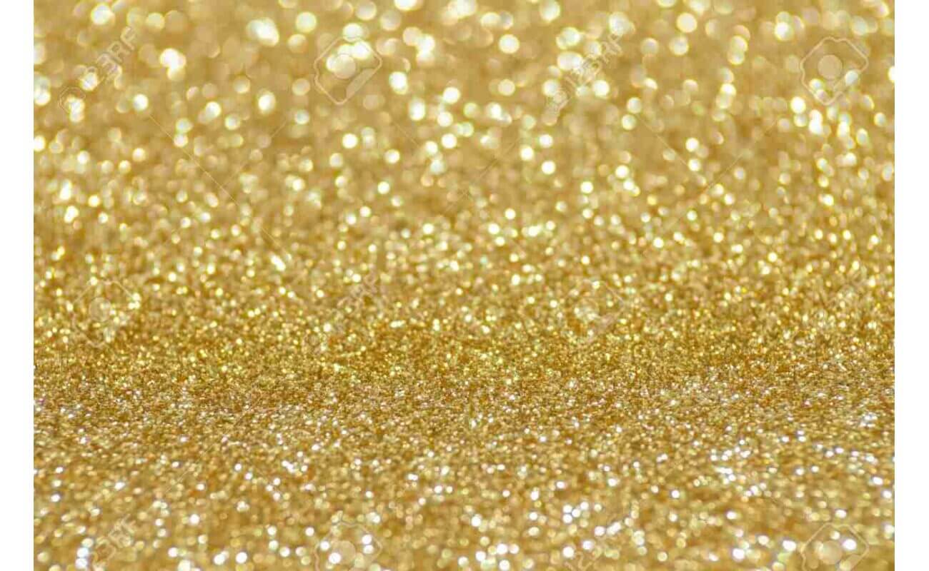 Folia poudre pailletée or