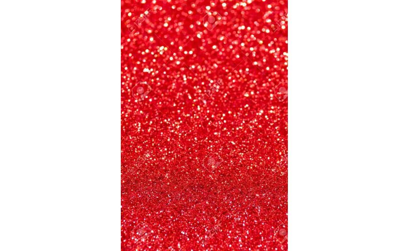 Folia poudre pailletée rouge