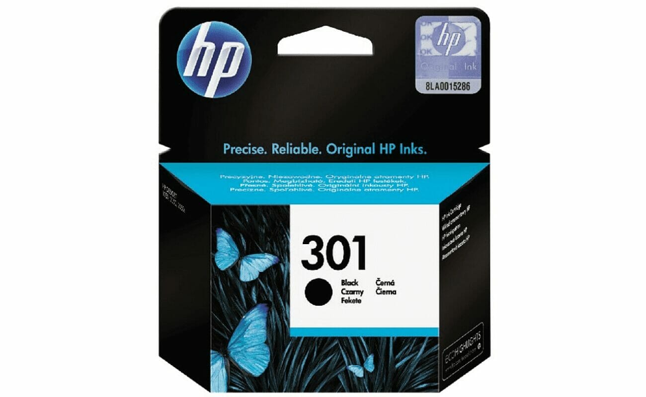 Hp 301 (ch561ee) cartouche d’encre (d’origine) – noir *