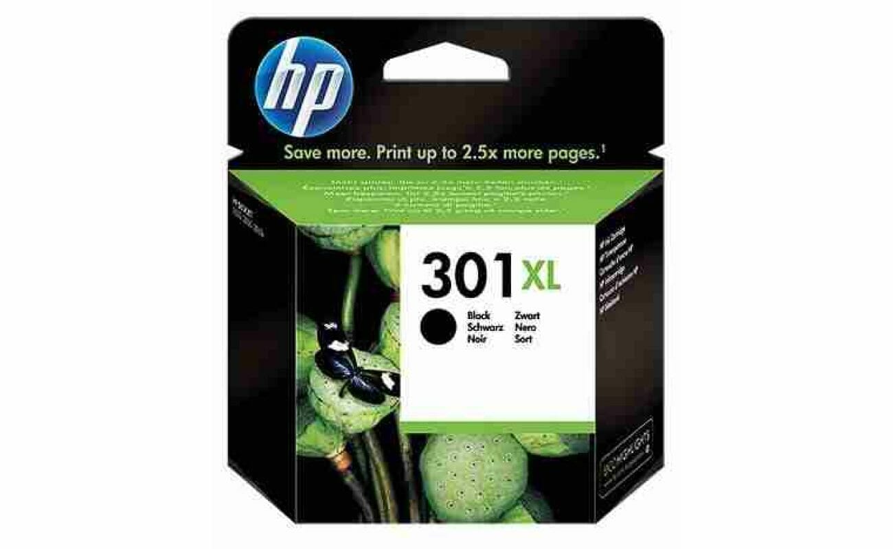 Hp 301xl (ch563ee) cartouche d’encre haute capacité (d’origine) – noir