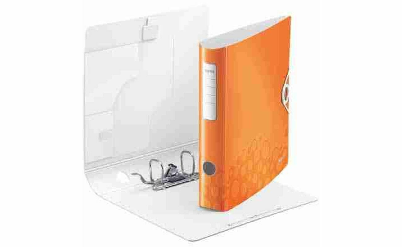 Leitz wow active hefboomarchiefmap, 6,5 cm rug, oranje