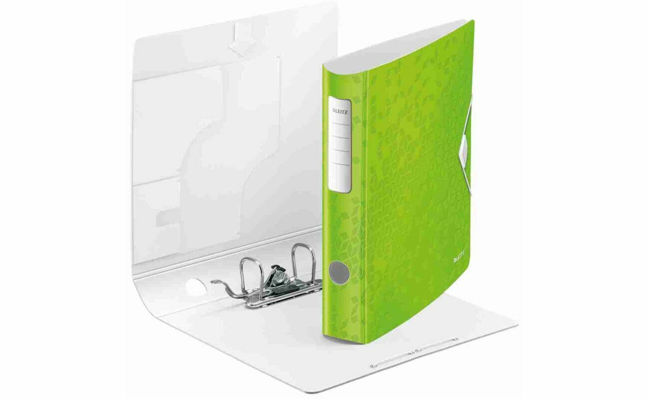 Leitz wow active hefboomarchiefmap, 6,5 cm rug, groen