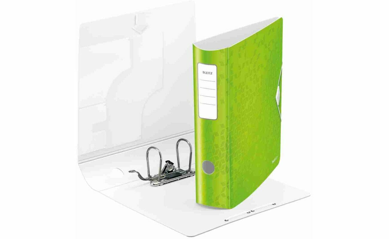 Leitz wow active hefboomarchiefmap, 8,2 cm rug, groen