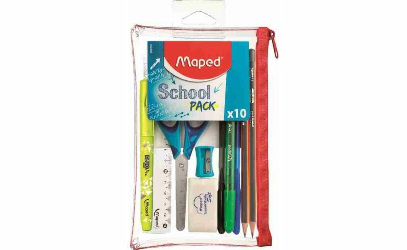 Maped school pack 10 pieces