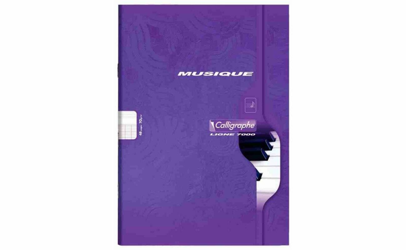 Musique & chant piq. a4 48p m.+seyes 70g – couleurs aléatoires