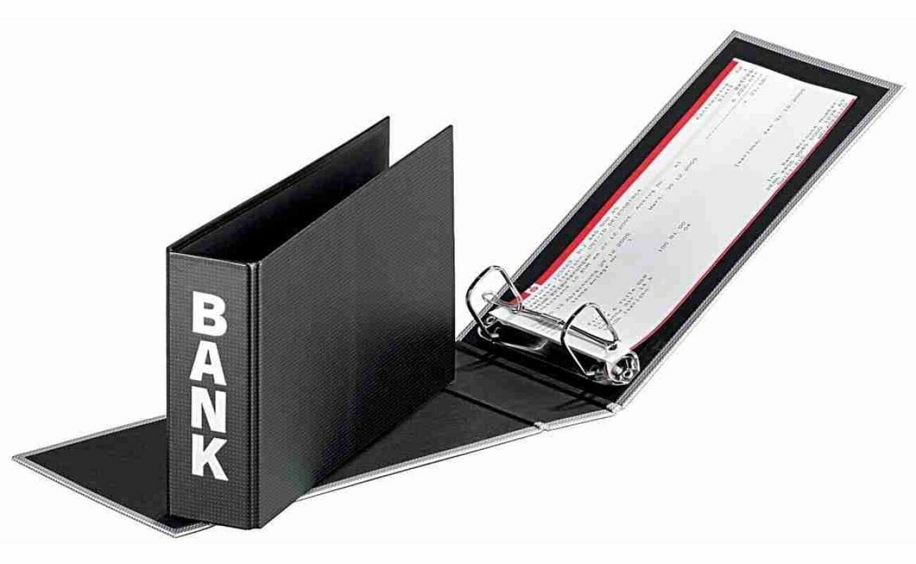 Pagna ringband (ccp) ft 14 x 25 cm, zwart, glanzend afgewerkt met zilverkleurige letters