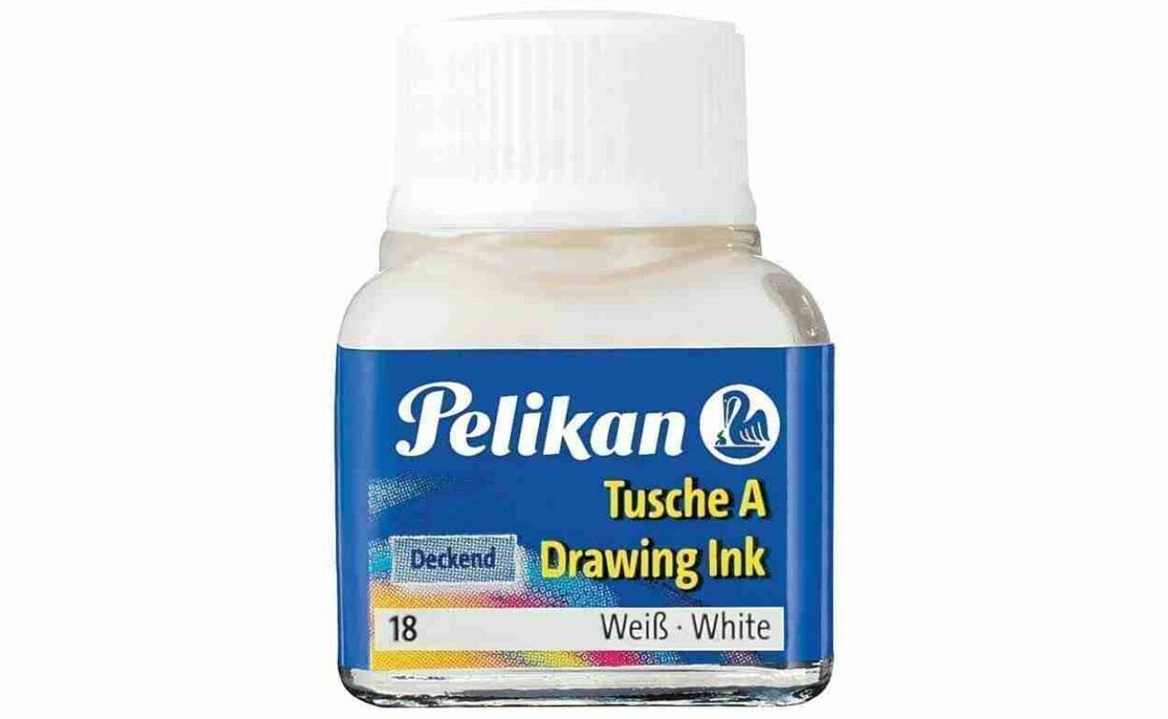 Pelikan encre de chine blanc