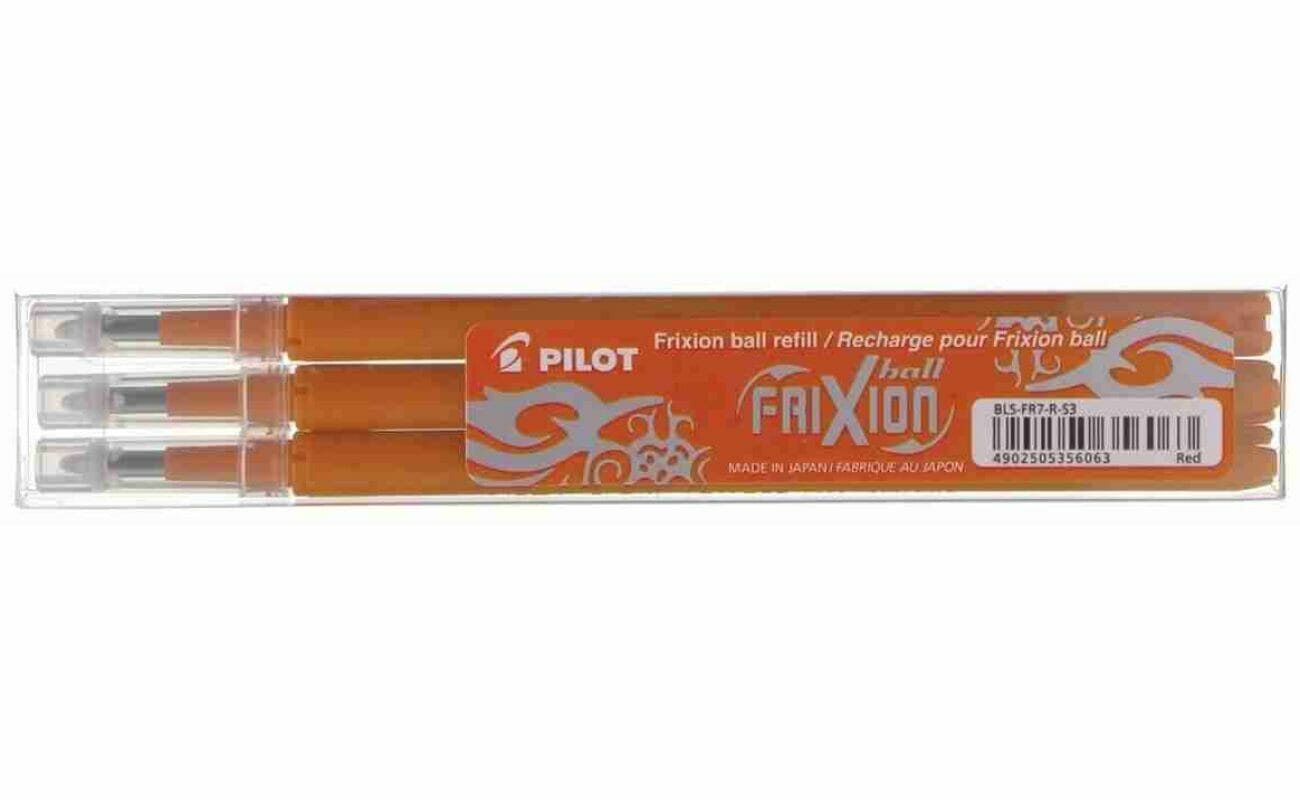 Pilot recharges pour frixion ball et frixion click orange