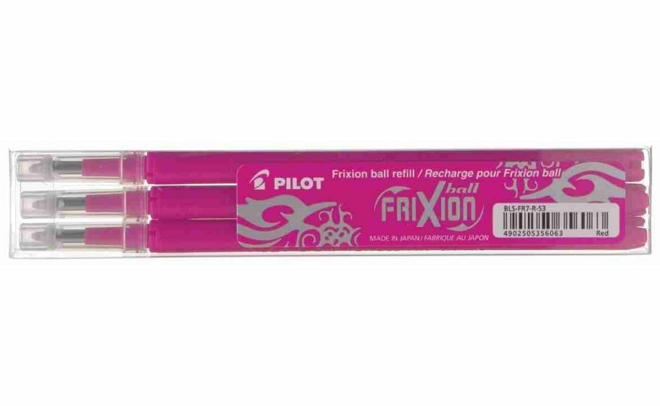 Pilot recharges pour frixion ball et frixion click rose