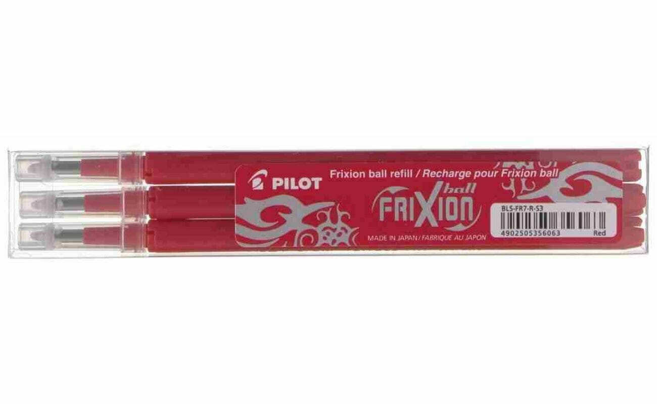 Pilot recharges pour frixion ball et frixion click rouge