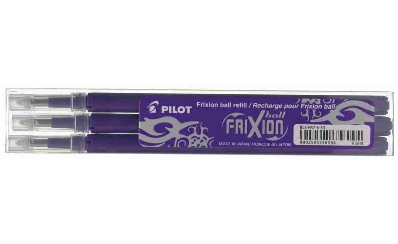 Pilot recharges pour frixion ball et frixion click violet