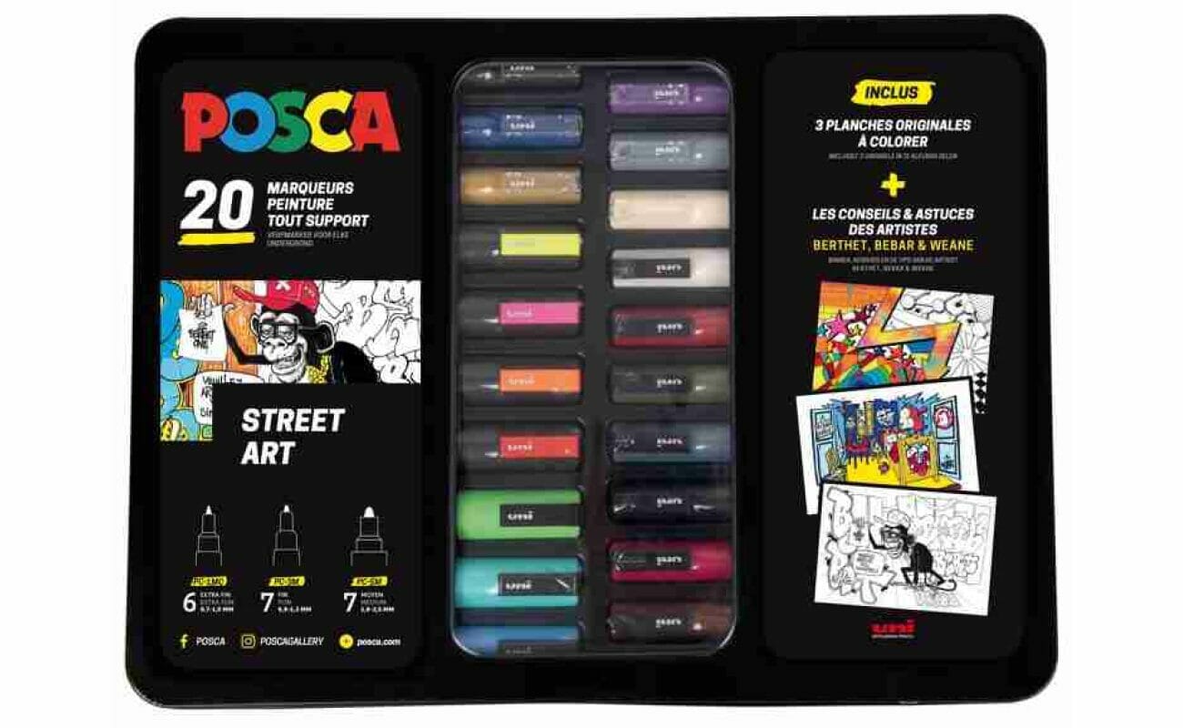 Malette posca street art