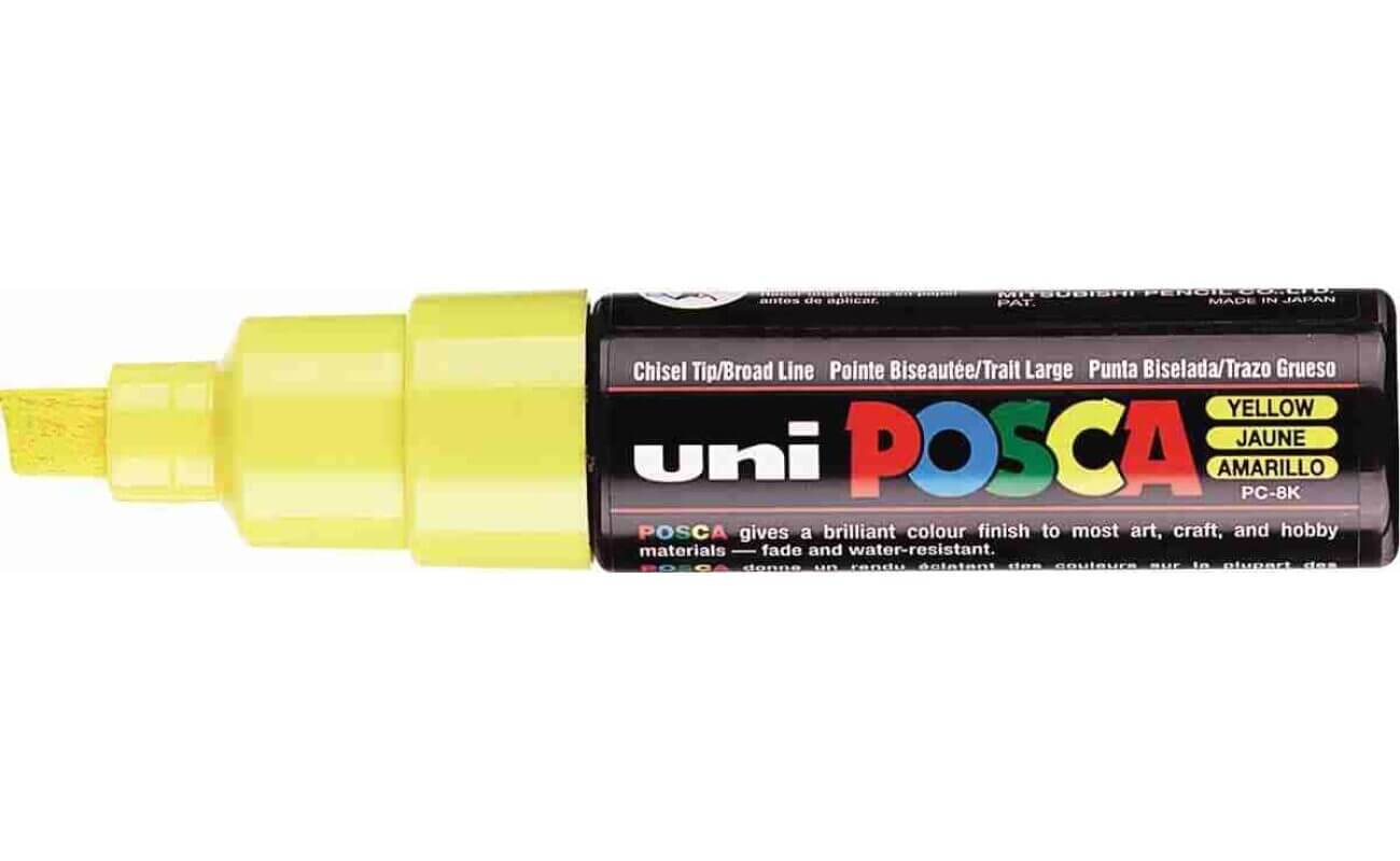 Posca pc-8k jaune