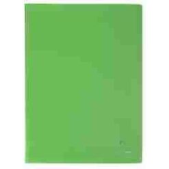 Protège-documents en polypropylène 5/10e opak pochettes cristal 200 vues – a4 – vert