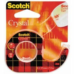 Scotch ruban adhésif crystal ft 19 mm x 25 m