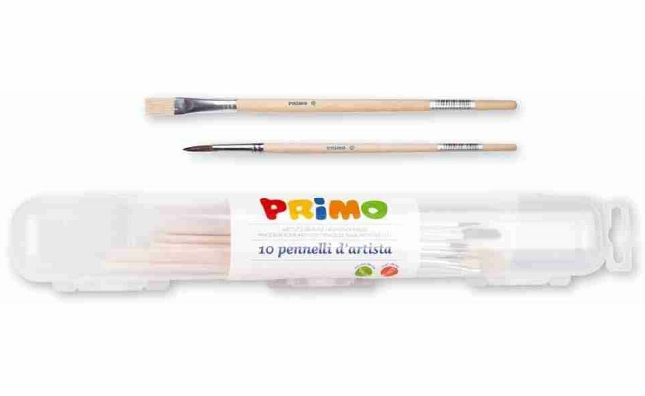 Set de 10 pinceaux primo