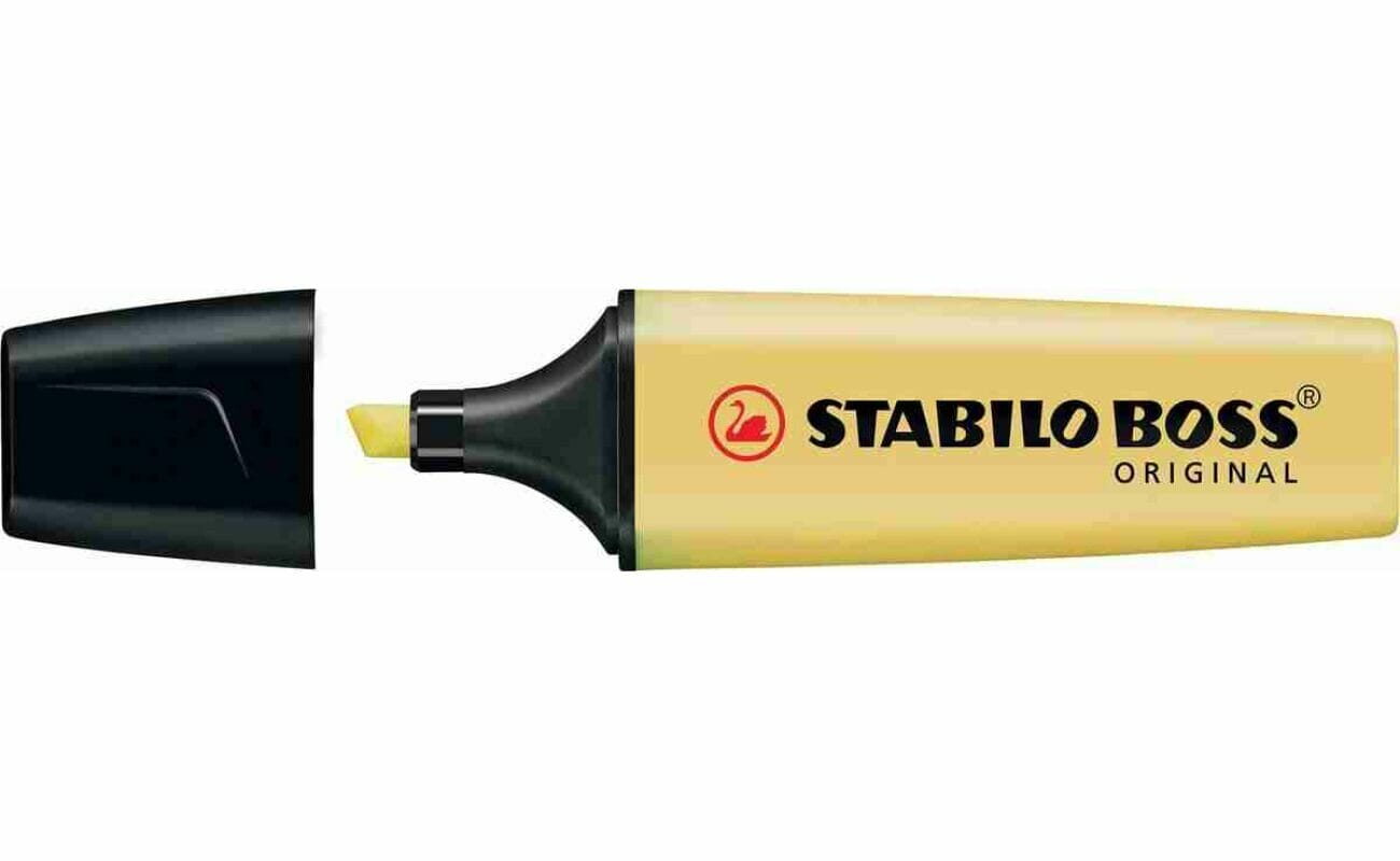 Stabilo boss original surligneur jaune pastel