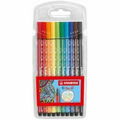Stabilo brush pen 68, 10 stuks in verschillende kleuren