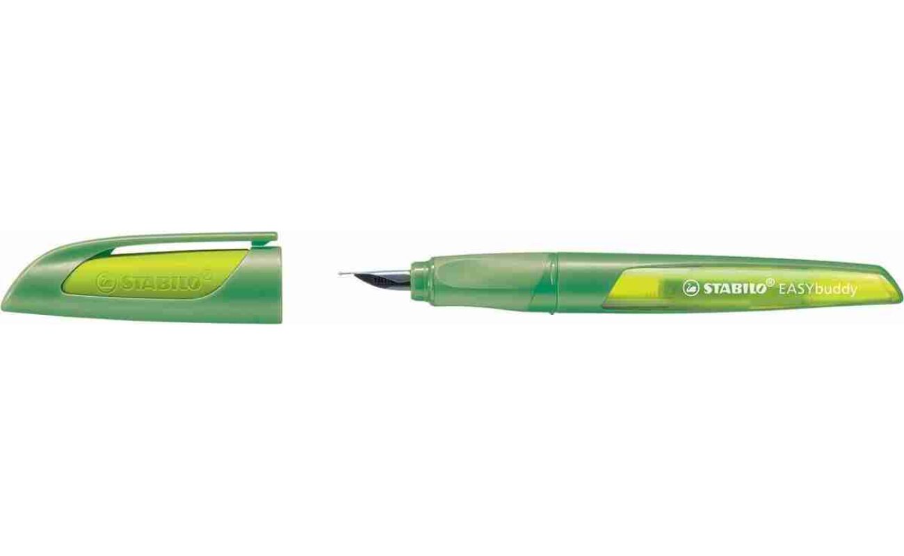 Stabilo easybuddy stylo plume, vert et vert lime